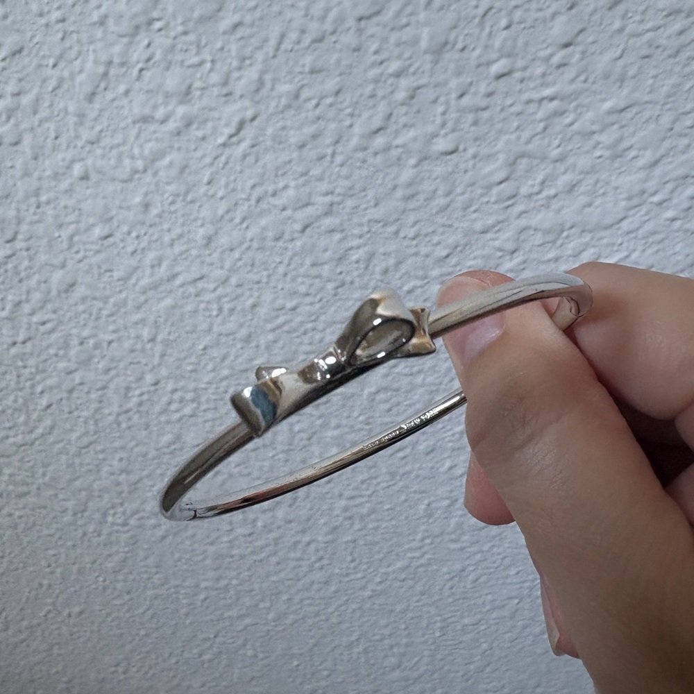 Kate Spade Silver Bow Bangle